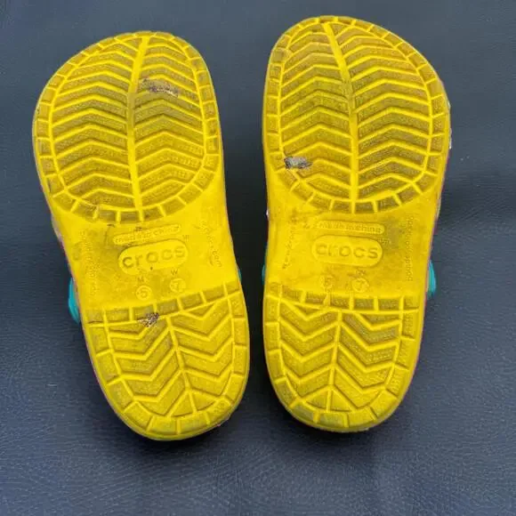 Crocs Crocband Fruit Clog Citrus Strawberry Grapefruit Men's 5 Women's 7 Rare - Picture 6 of 6